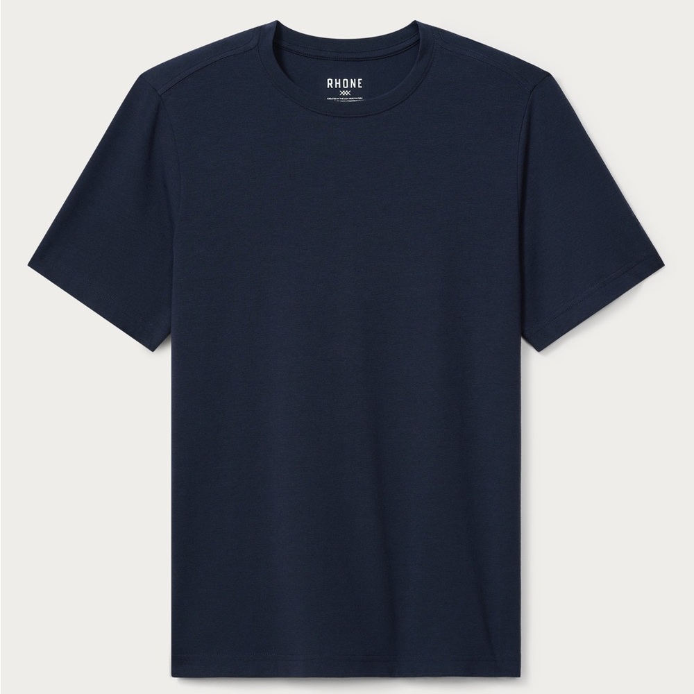 Rhone Essentials Pima Cotton Undershirt - Crewneck Premium Navy Blue Size XXL